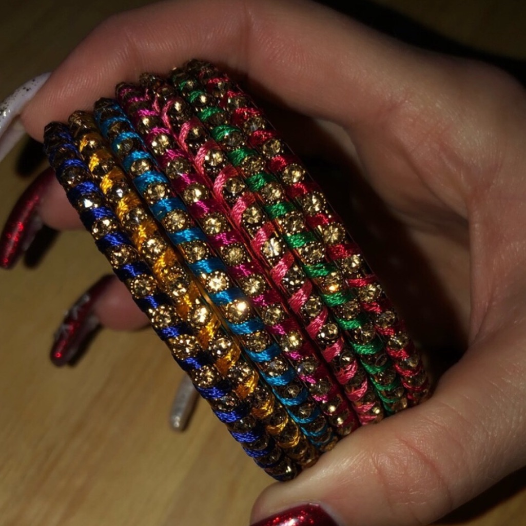 Multicolored Bangle Bracelets